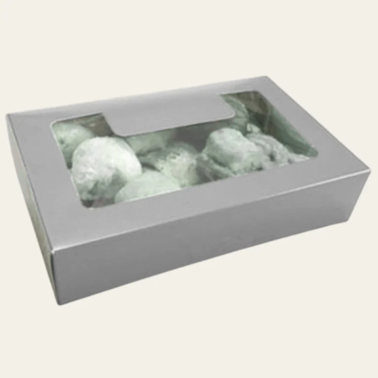 Silver Bakery Boxes - Custom Bakery Packaging Boxes