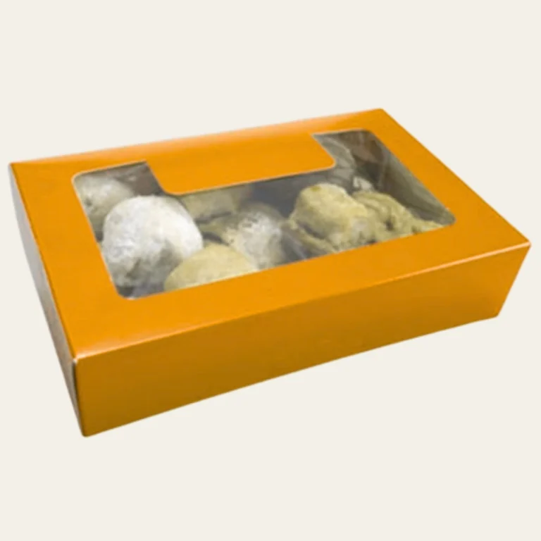 Orange Bakery Boxes - Custom Bakery Packaging Boxes