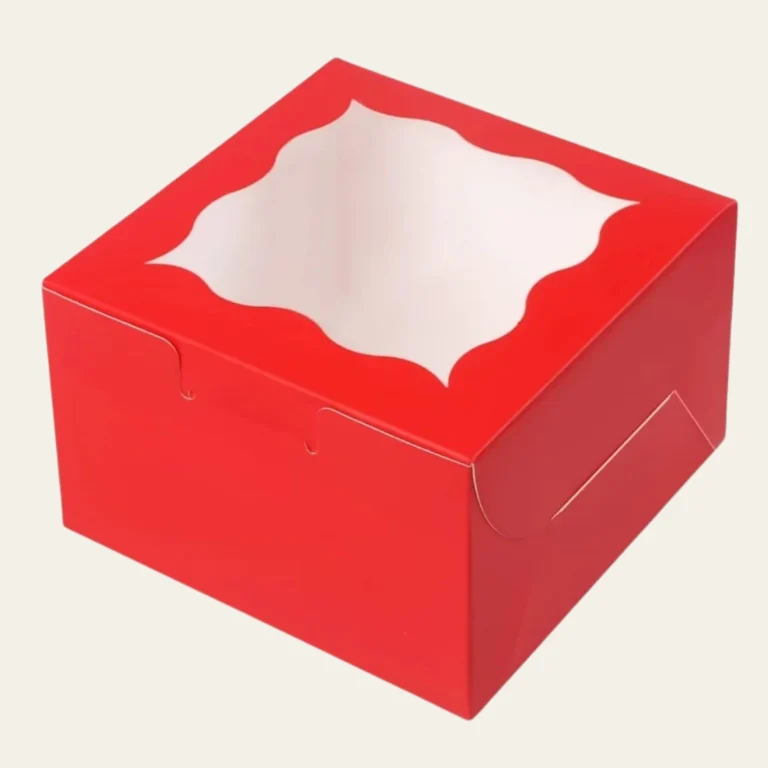 Red Bakery Boxes - Custom Bakery Packaging Boxes