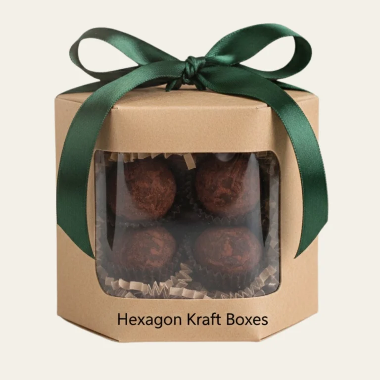 Hexagon Kraft Boxes - Custom Kraft Boxes