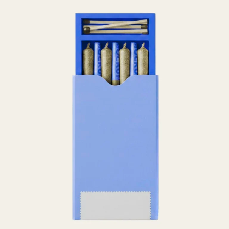 Blue Pre Roll Boxes - Custom Pre Roll Packaging