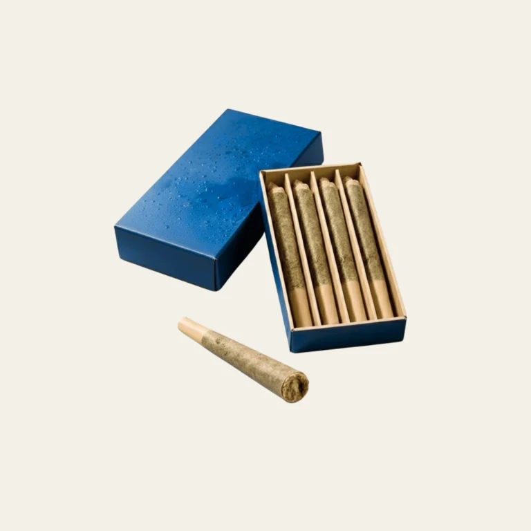 Blue Pre Roll Boxes - Custom Pre Roll Packaging