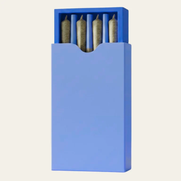 Blue Pre Roll Boxes - Custom Pre Roll Packaging