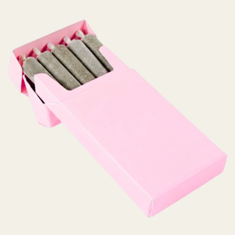 Pink Pre Roll Boxes - Custom Pre Roll Packaging Boxes