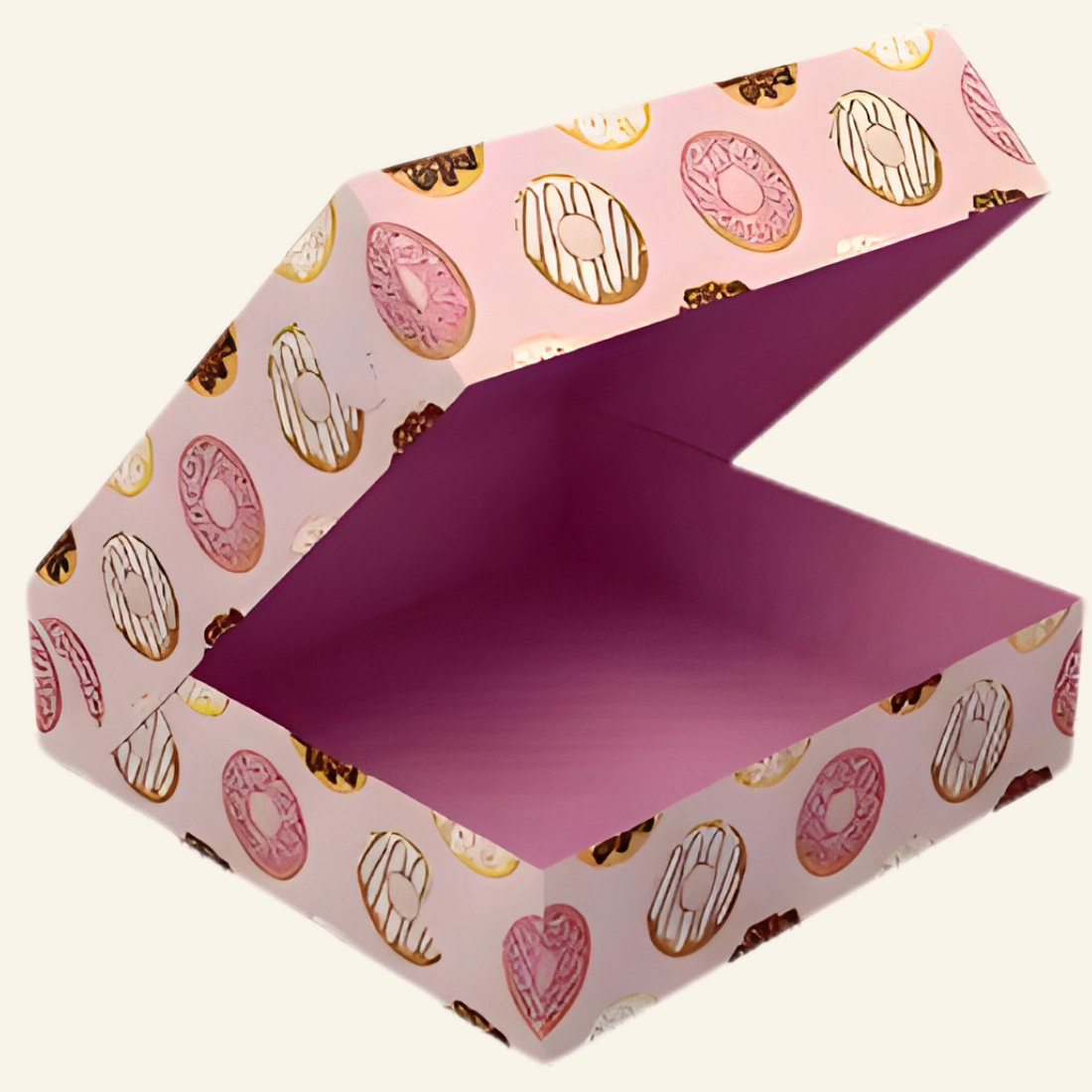 Pink Donut boxes | Custom Bakery Boxes