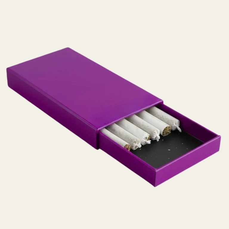 Purple Pre Roll Boxes - Custom Pre Roll Packaging
