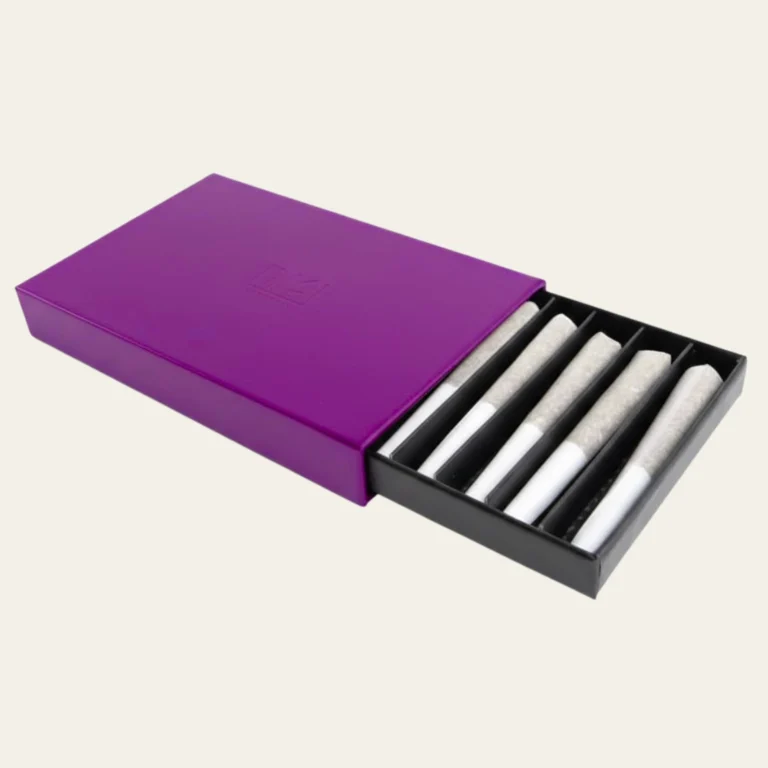 Purple Pre Roll Boxes - Custom Pre Roll Packaging