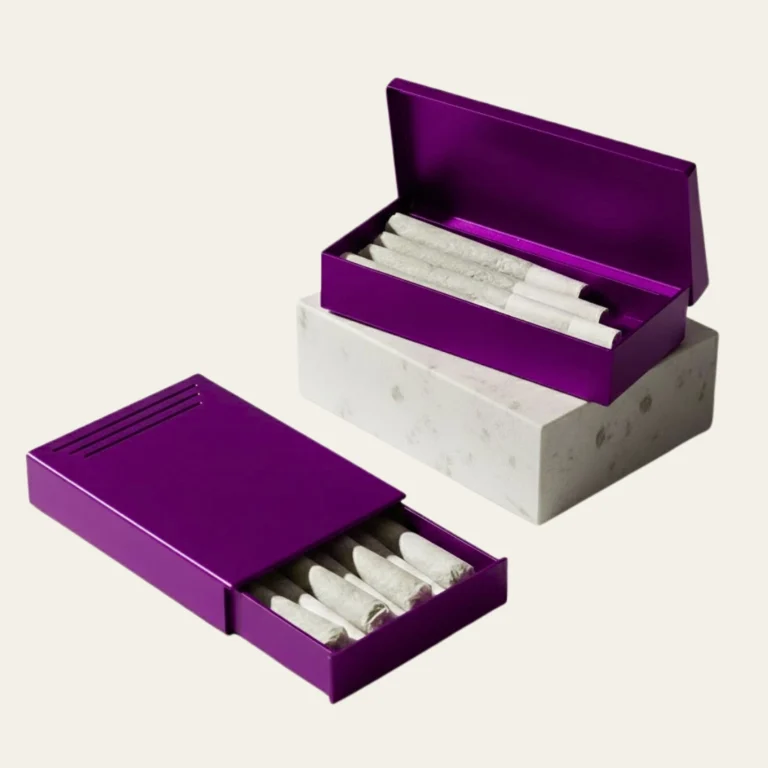 Purple Pre Roll Boxes - Custom Pre Roll Packaging