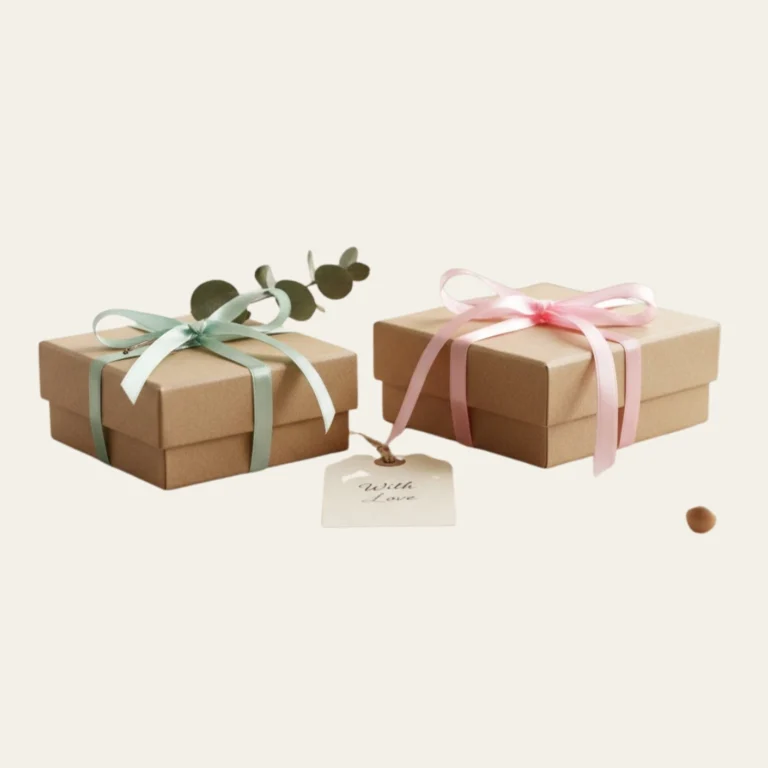 Kraft Boxes with Ribbon - Custom Kraft Boxes