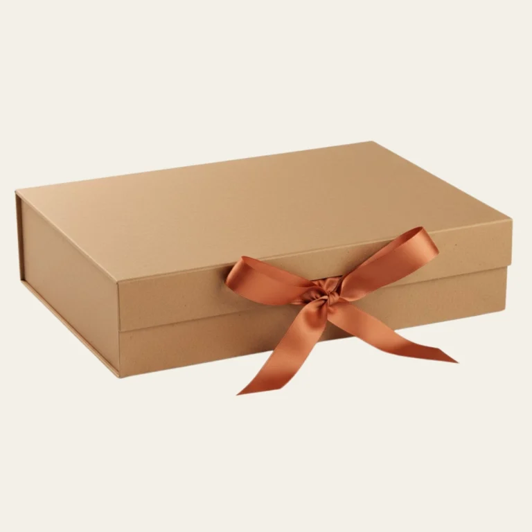 Kraft Boxes with Ribbon - Custom Kraft Boxes