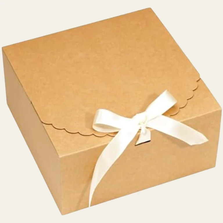 Kraft Boxes with Ribbon - Custom Kraft Boxes