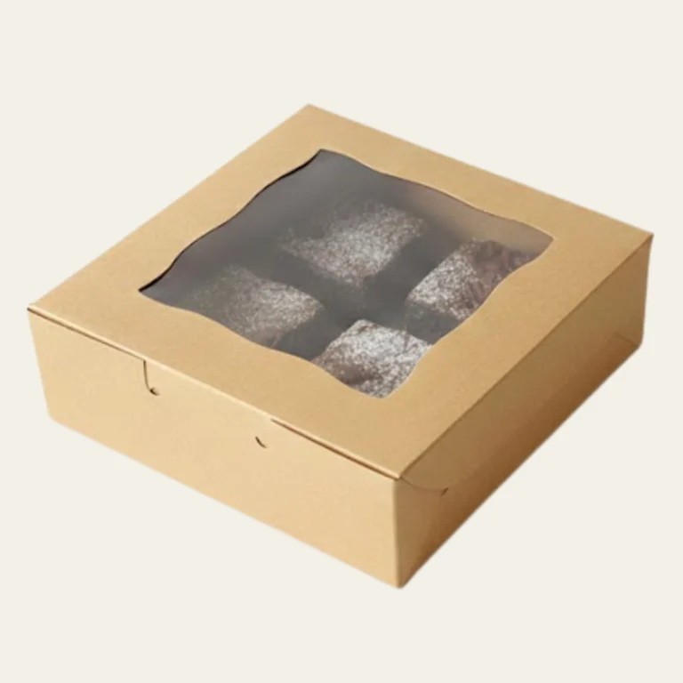 Kraft Boxes with Clear Window - Custom Kraft Boxes