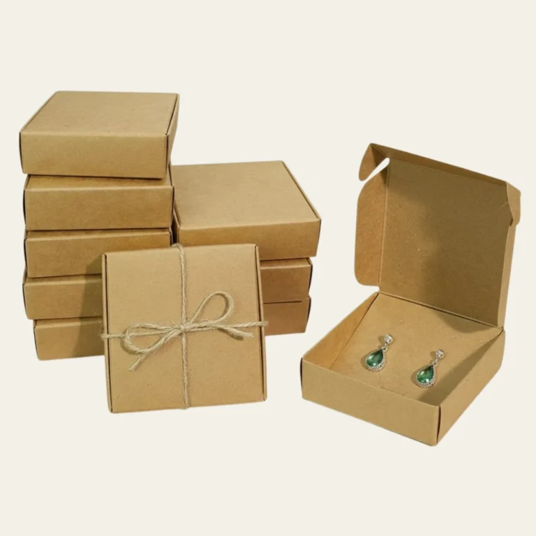 Kraft Earring Boxes - Custom Kraft Packaging Boxes