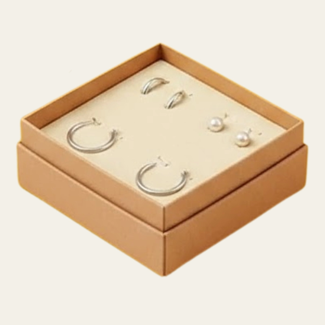 Kraft Earring Boxes - Custom Kraft Packaging Boxes