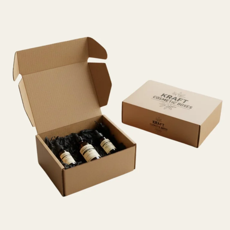 Kraft Cosmetic Boxes - Custom Kraft Boxes