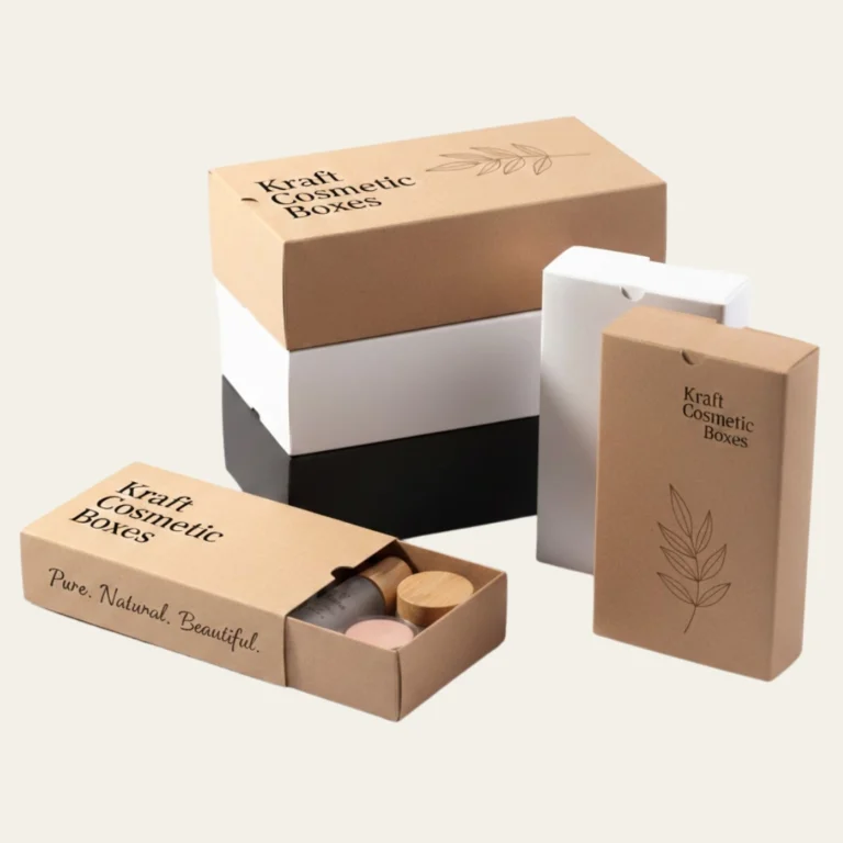 Kraft Cosmetic Boxes - Custom Kraft Boxes