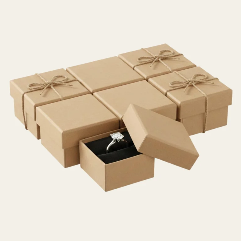 Kraft Ring Boxes - Custom Kraft Packaging Boxes