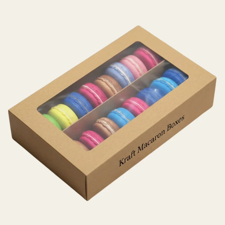 Kraft Macaron Boxes - Custom Krafy Boxes