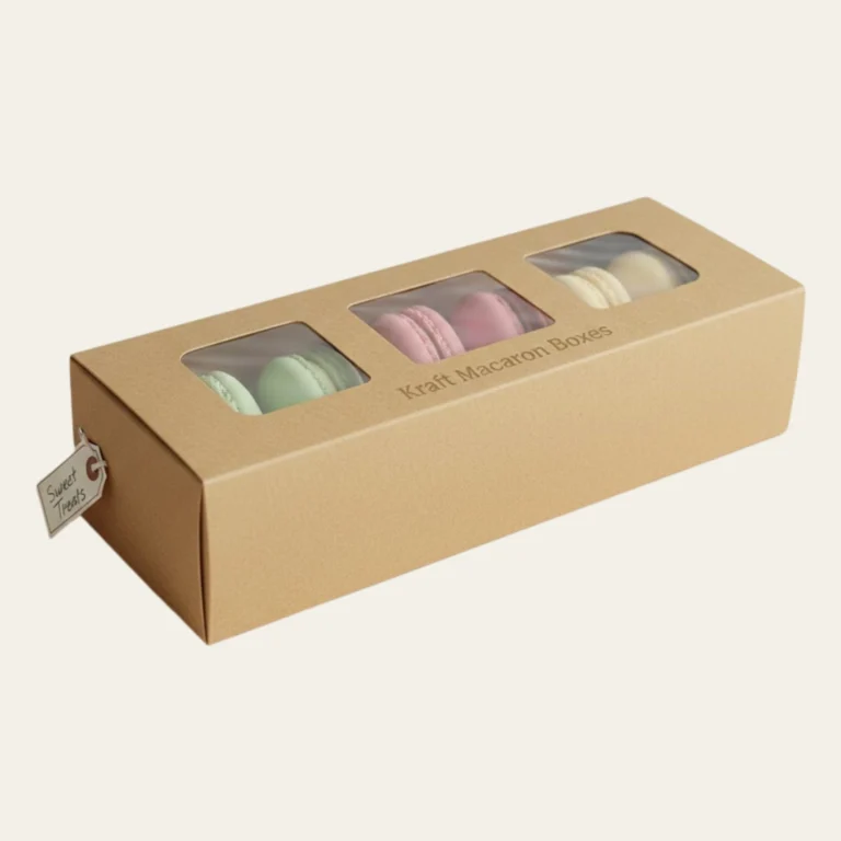 Kraft Macaron Boxes - Custom Krafy Boxes