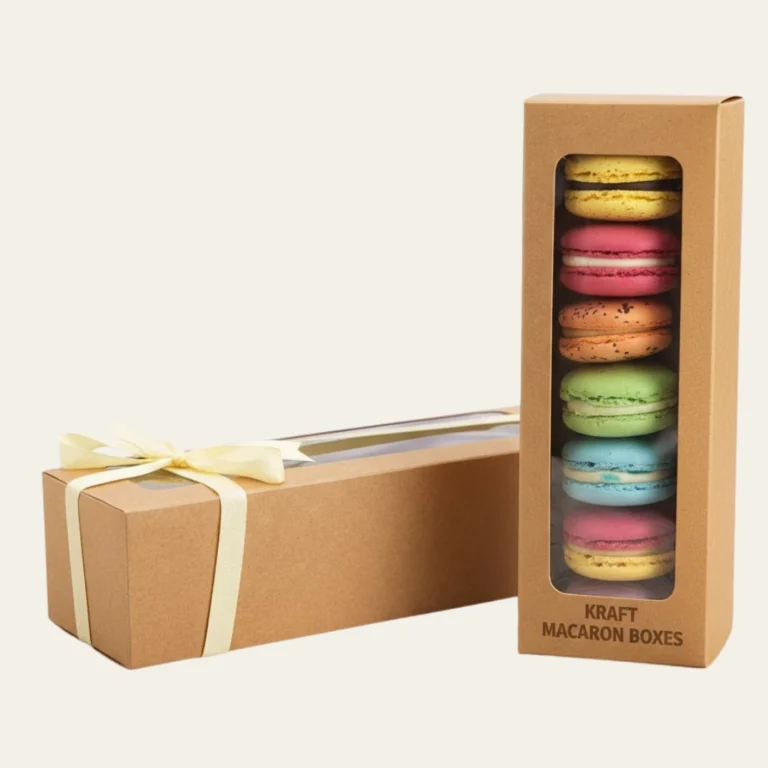 Kraft Macaron Boxes - Custom Krafy Boxes