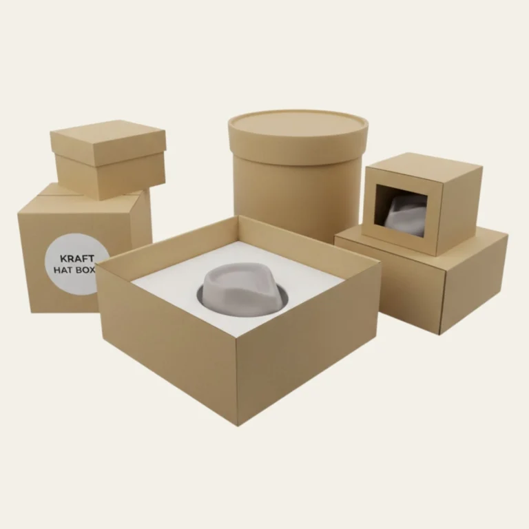Kraft Hat Boxes - Custom Kraft Boxes