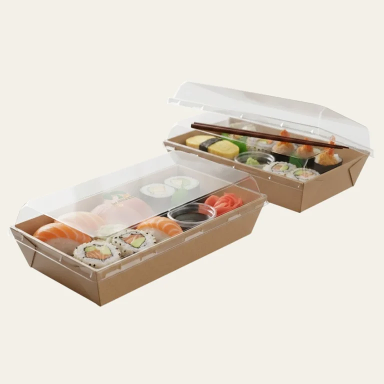 Kraft Sushi Boxes - Custom kraft Boxes