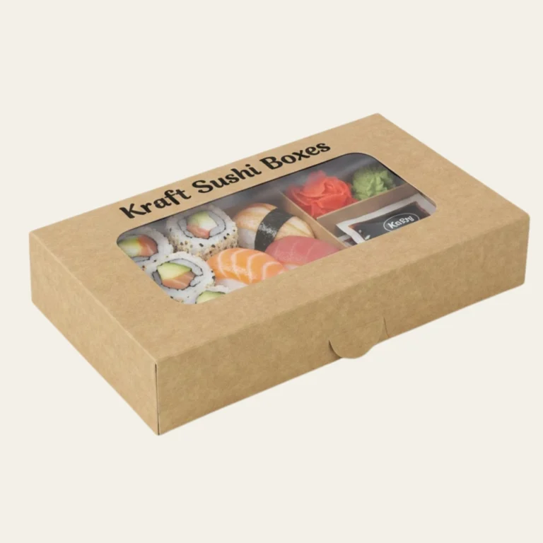 Kraft Sushi Boxes - Custom kraft Boxes