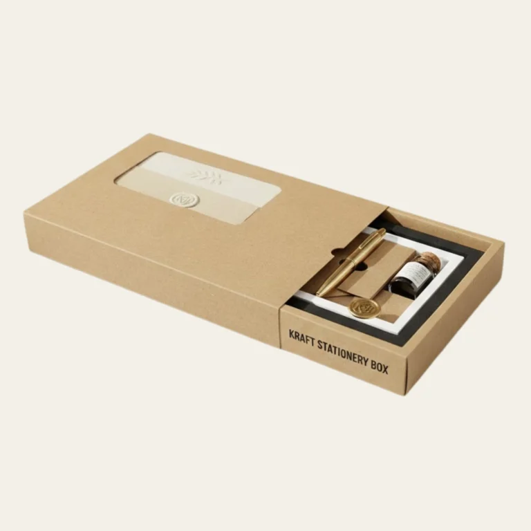Kraft Stationery Boxes - Custom Kraft Packaging Boxes