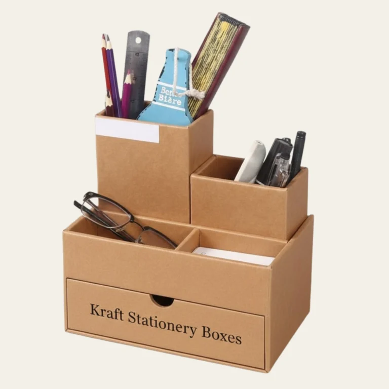 Kraft Stationery Boxes - Custom Kraft Packaging Boxes