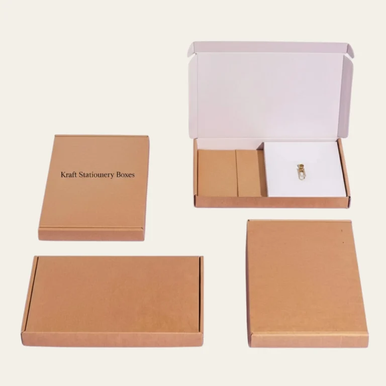 Kraft Stationery Boxes - Custom Kraft Packaging Boxes