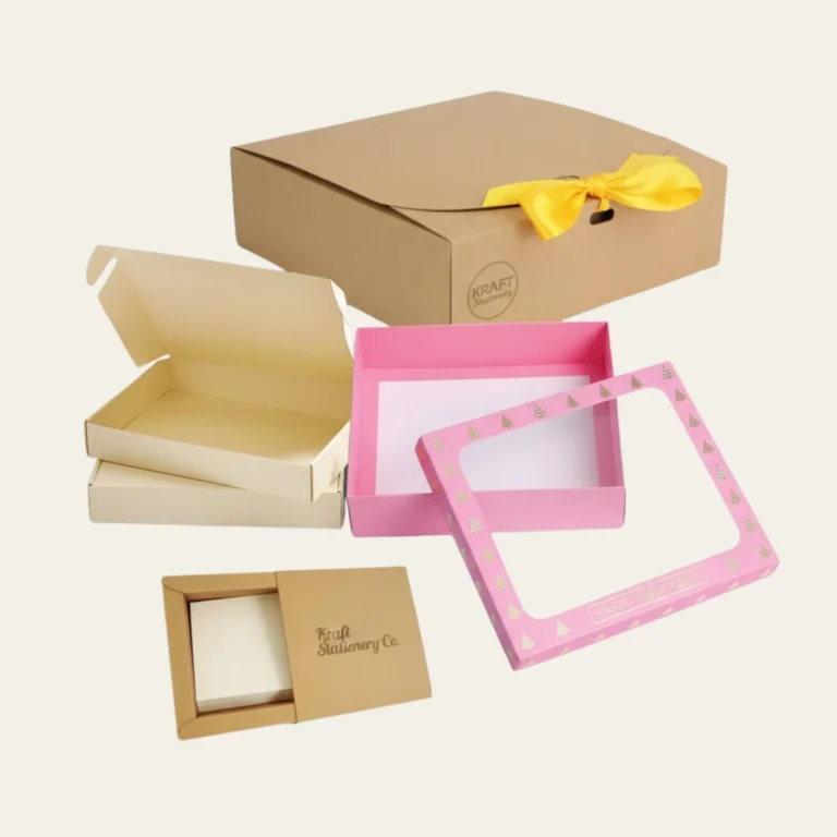 Kraft Stationery Boxes - Custom Kraft Packaging Boxes