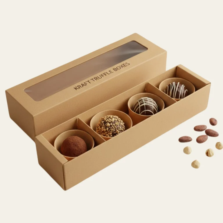Kraft Truffle Boxes - Custom Kraft Boxes
