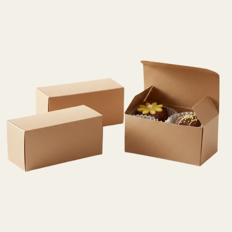 Kraft Truffle Boxes - Custom Kraft Boxes