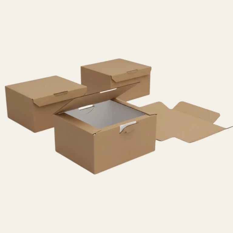 Kraft Tab Lock Boxes - Custom Kraft Boxes