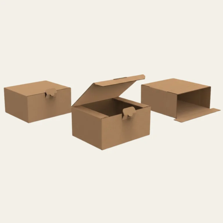 Kraft Tab Lock Boxes | Custom Kraft Tab Lock Packaging Boxes