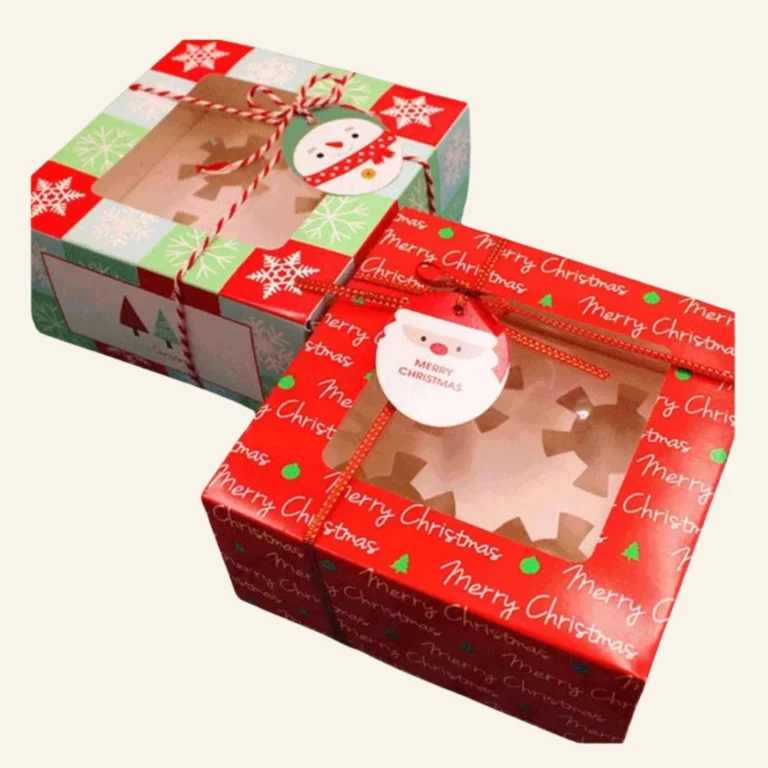 Christmas Cupcake Boxes | Custom Christmas Boxes
