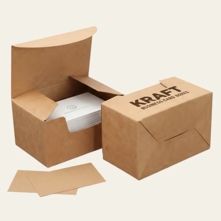 Kraft Business Card Boxes - Custom Kraft Boxes