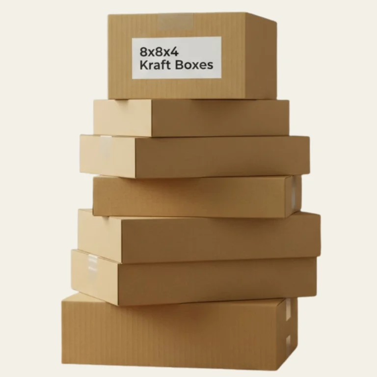 8x8x4 Kraft Boxes - Custom Kraft Boxes
