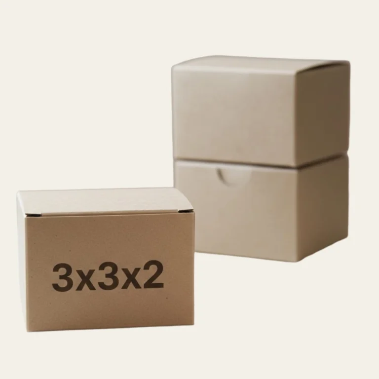 3x3x2 Kraft Boxes - Custom Kraft Packaging