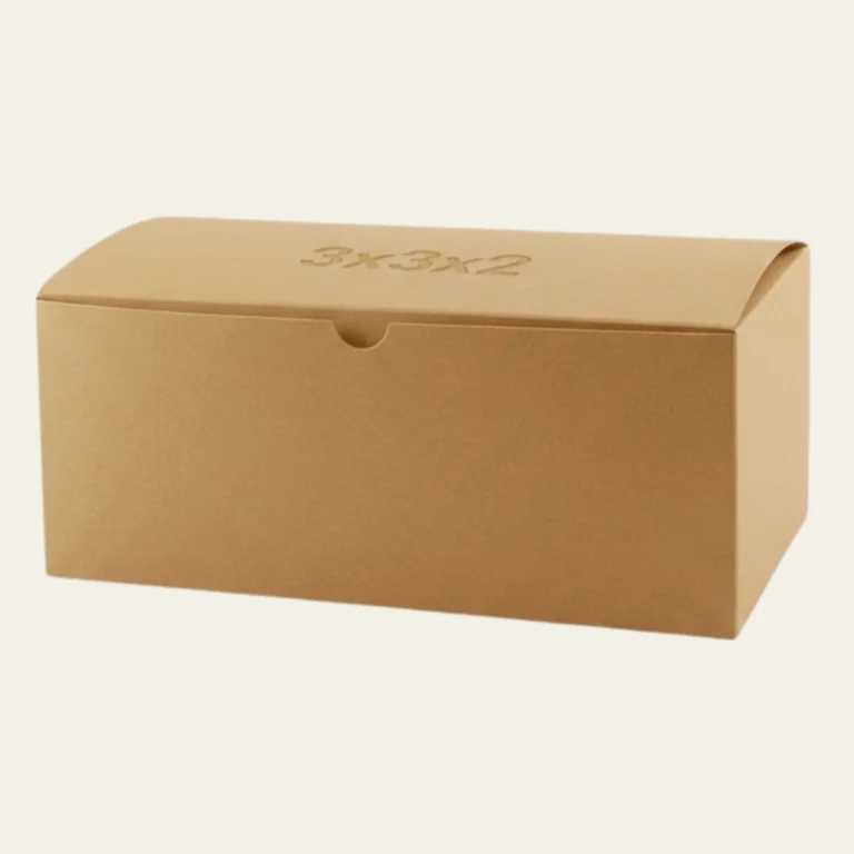 3x3x2 Kraft Boxes - Custom Kraft Packaging