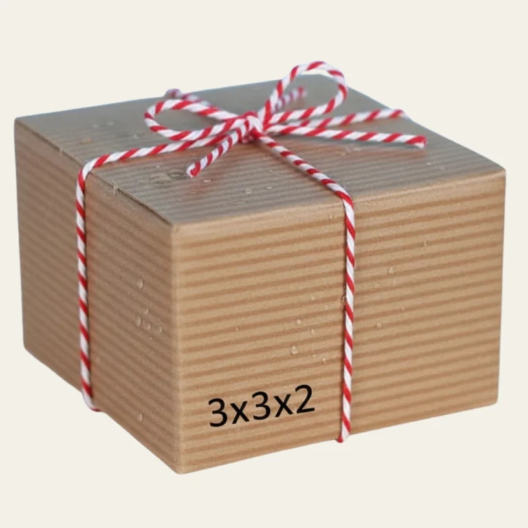 3x3x2 Kraft Boxes - Custom Kraft Packaging