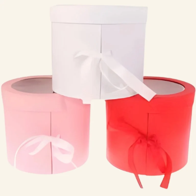 Round Gift Box With Lid | Custom Gift Boxes