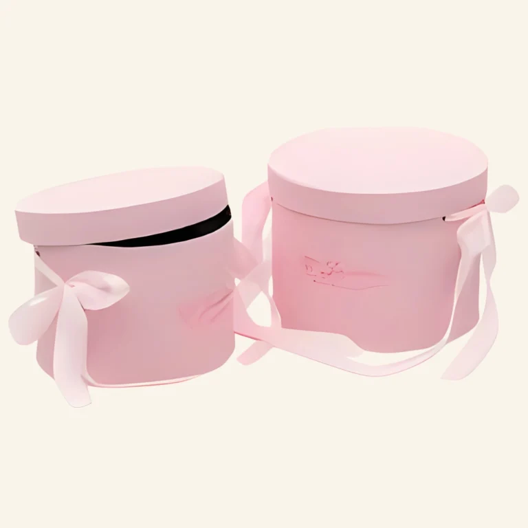 Round Gift Box With Lid | Custom Gift Boxes