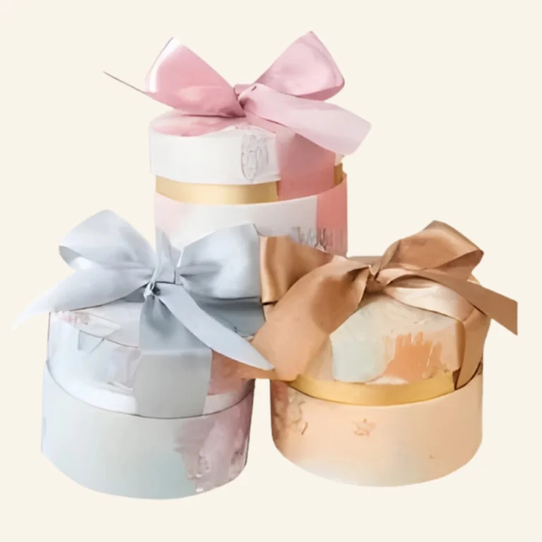Round Gift Box With Lid | Custom Gift Boxes