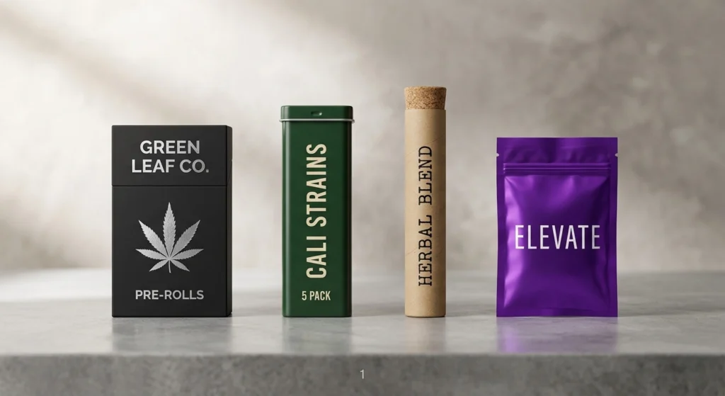 Custom-Printed Pre-Roll Packaging