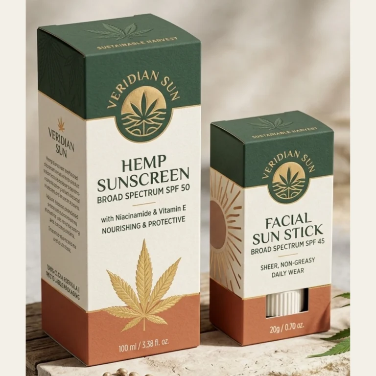 Hemp Sunscreen Boxes