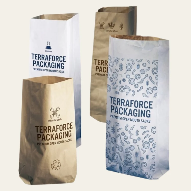 Custom Open Mouth Sacks