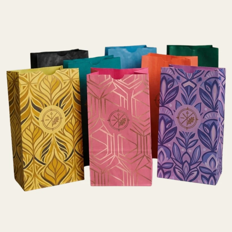 Colored Paper Sacks