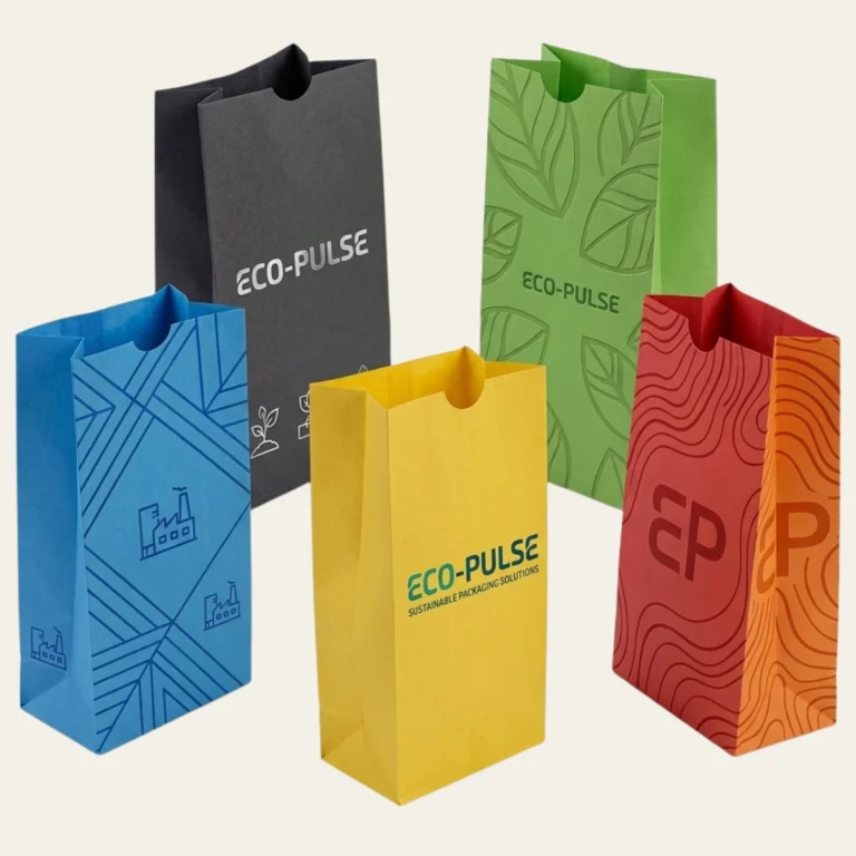 Colored Paper Sacks