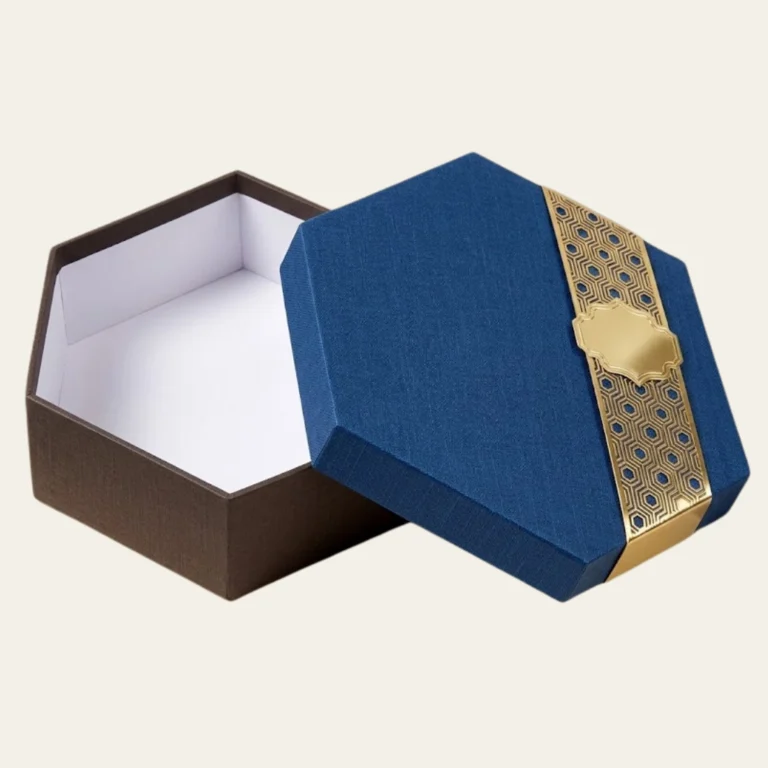 Custom Hexagon Rigid Boxes